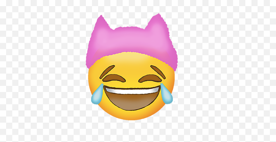 Krista Pink Hat Emojis - Pussy Hat Emoji,Laugh Cry Emoji