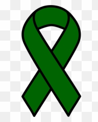 Free Cancer Ribbon Cliparts Download - Green Liver Emoji