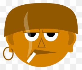 Free Cigarette No Smoking Vectors - Bad Guy Emoji