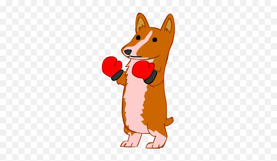 Just - Funny Cartoon Dog Gif Emoji,Boxer Emoji