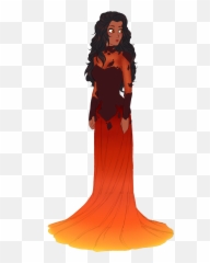 Download Fire Elsa By Choukolina - Lava Girl Clipart Emoji,Lava Emoji