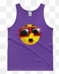 Mens Tank Top - Sleeveless Shirt Emoji,Eclipse Emoji