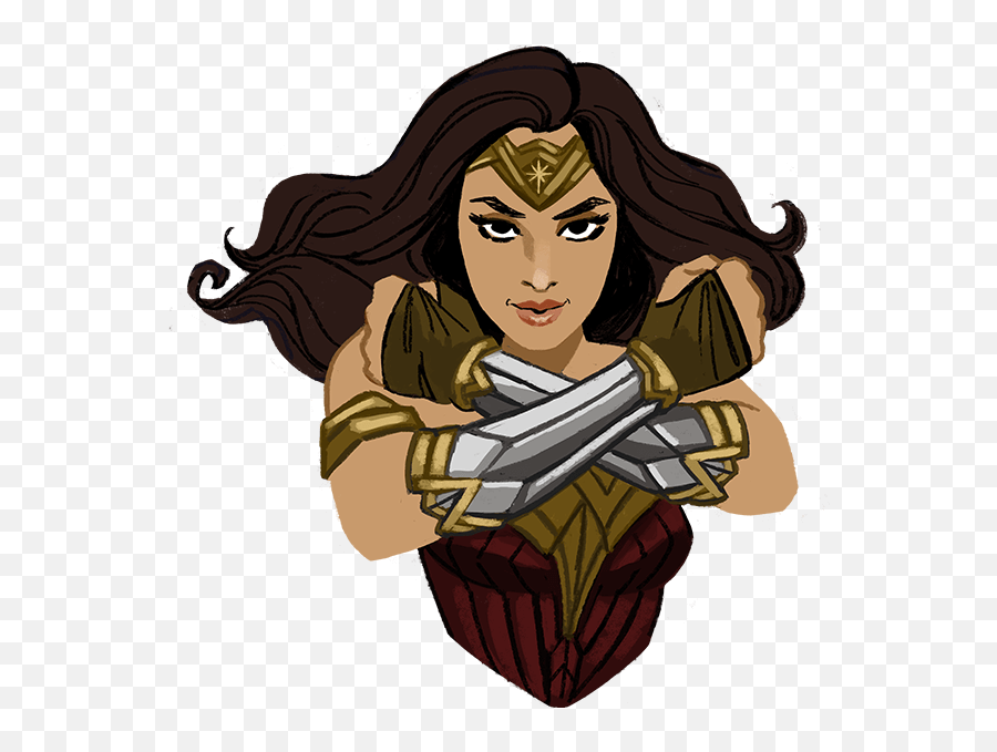 Wonder Woman Wonderwoman Sticker - Wonder Woman Cartoon Gal Gadot Emoji,Wonder Woman Emoji