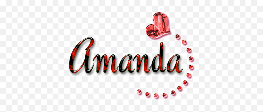 Name Graphics Amanda 440878 - Gif Amanda Emoji,Cursive Emoji