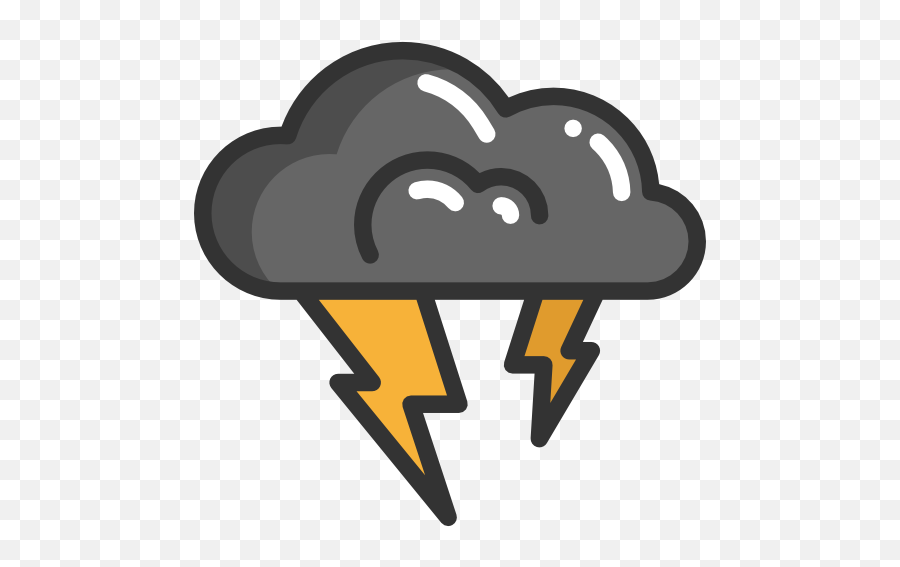 Thunder Cloud Png Picture - Cartoon Storm Clouds Png Emoji,Thunder Cloud Emoji