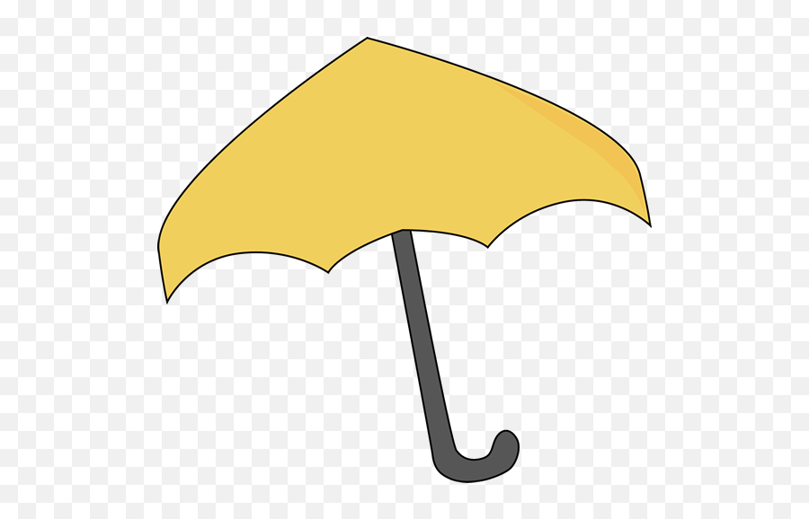 Clip Umbrellas Rain Transparent Png - Cute Yellow Umbrella Clipart Emoji,10 Umbrella Rain Emoji