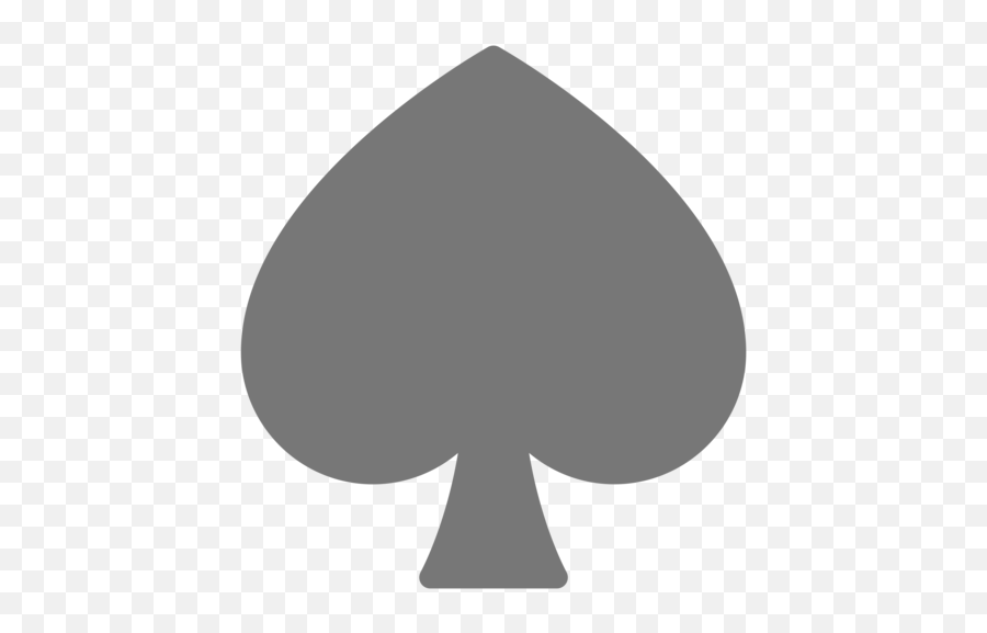 Spade Suit Emoji - Spades Icon Png,Ace Emoji