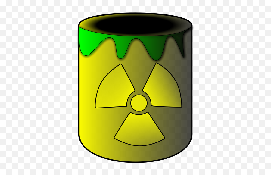 Vector Illustration Of Toxic Dump Bin - Toxic Waste Clip Art Emoji,Radioactive Emoji