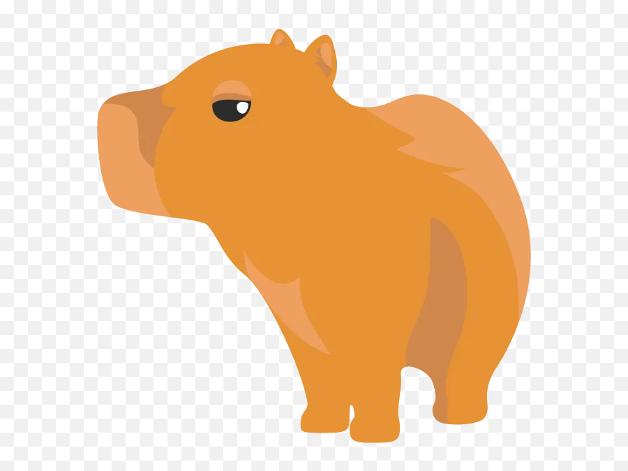 Proper Happybara - Brown Bear Emoji,Gratitude Emoji