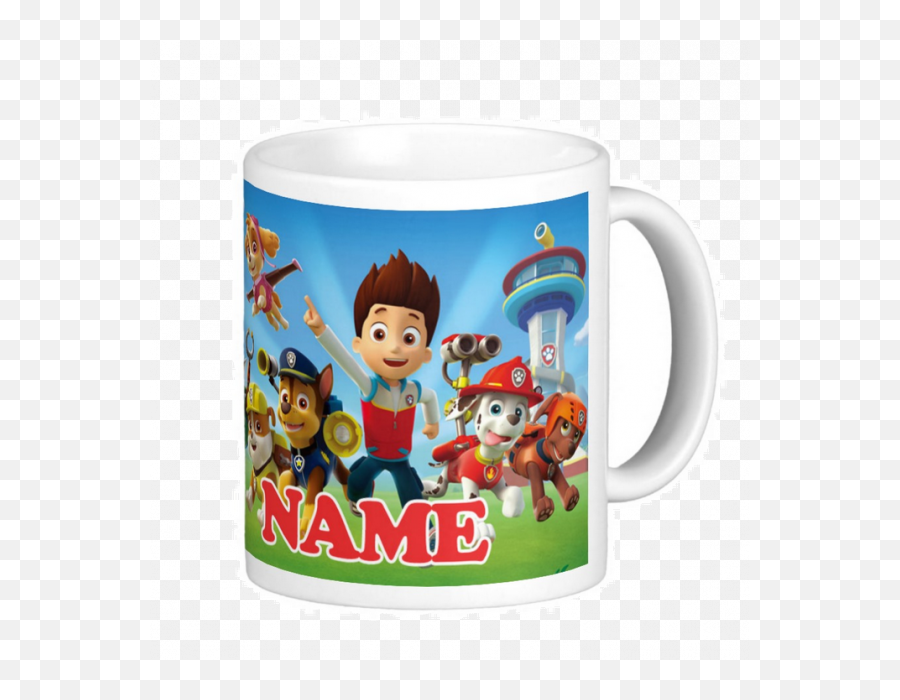 Personalized Paw Patrol Kids Plastic Mug 11oz 1 - Paw Patrol Round Topper Emoji,Emoji Mugs