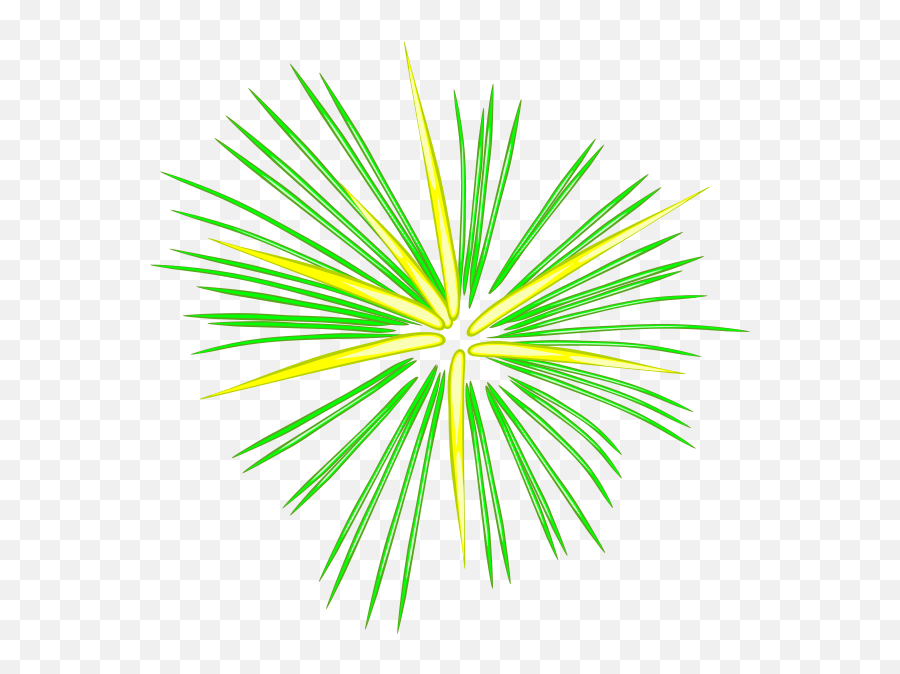 Green Fireworks Vector Image - Green And Yellow Fireworks Emoji,Fist Emoticon
