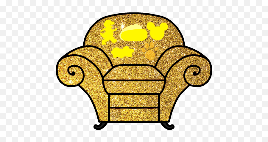 Golden Dino - Mite Thinking Chair Thinking Chair Barney Alex B Friends Emoji,Barney Emoji