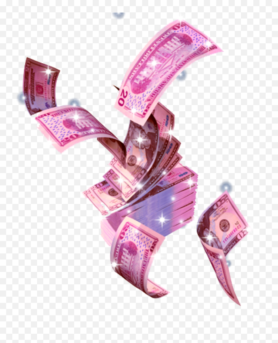 Download Pink Pinktheme Pinkaesthetic Aesthetic Money - Transparent Aesthetic Money Gif Emoji,Cash Face Emoji