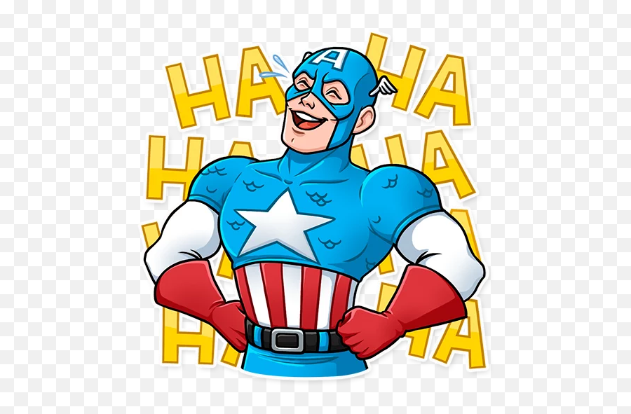 Classic Captain America Stickers For - Captain America Stickers Png Emoji,Captain America Emoji