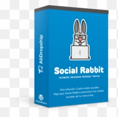 Social Rabbit - Horizontal Emoji