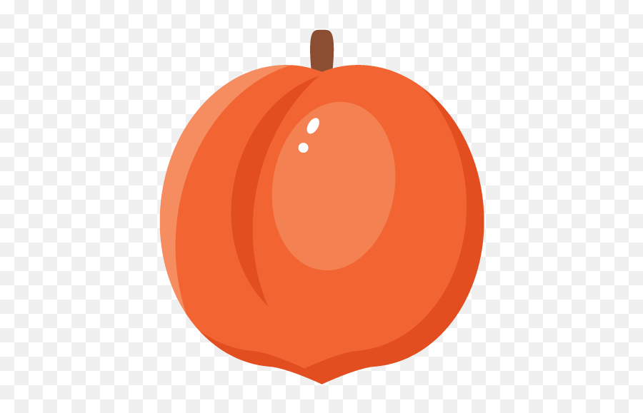 Peach Illustration In Adobe Illustrator - Pumpkin Emoji,Peaches Emoji