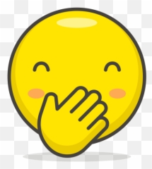 Blush Emoji Icon Of Colored Outline Style -