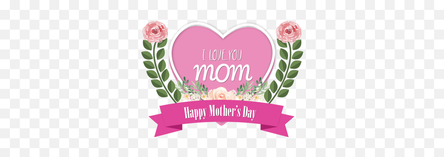 I Love Mom Transparent Png Clipart - Day Images Hd Emoji,Happy Mothers Day Emoji