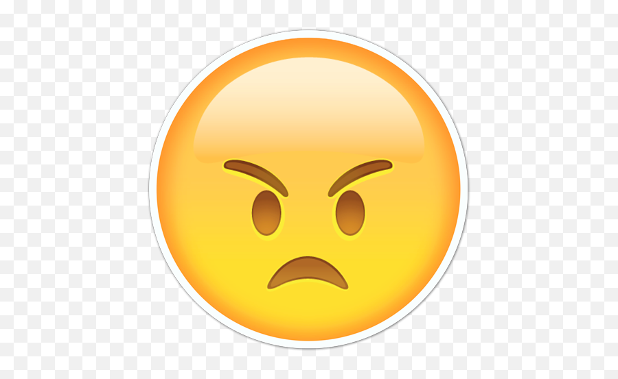 Emoji Arrabbiata Png 6 Png Image - Transparent Background Angry Emoji,Rabbi Emoji