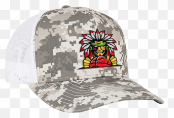 Indio Altern Logo Camo Trucker Snapback - Baseball Cap Emoji,Emoji Snapback