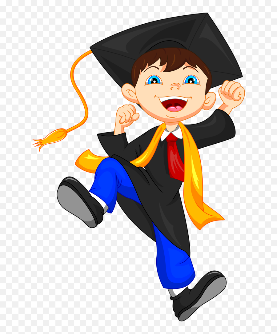 Graduation Party Transparent Png - Graduate Kids Png Emoji,Emoji Graduation Party