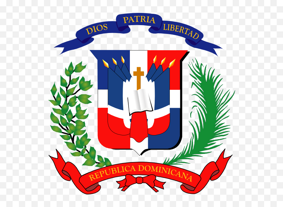 Marsol Almonte - Escudo Nacional Dominicano Vector Emoji,Bandera Dominicana Emoji