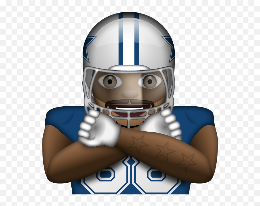 18 Fantasy Football Stars As Emojis - Dallas Cowboys Emoji,X Hands Emoji