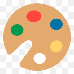Artist Palette Emoji - Whatsapp Png