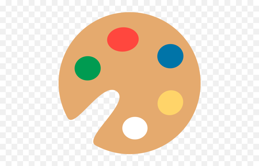 Artist Palette Emoji - Whatsapp Emoji Png Palette,Painting Emoji