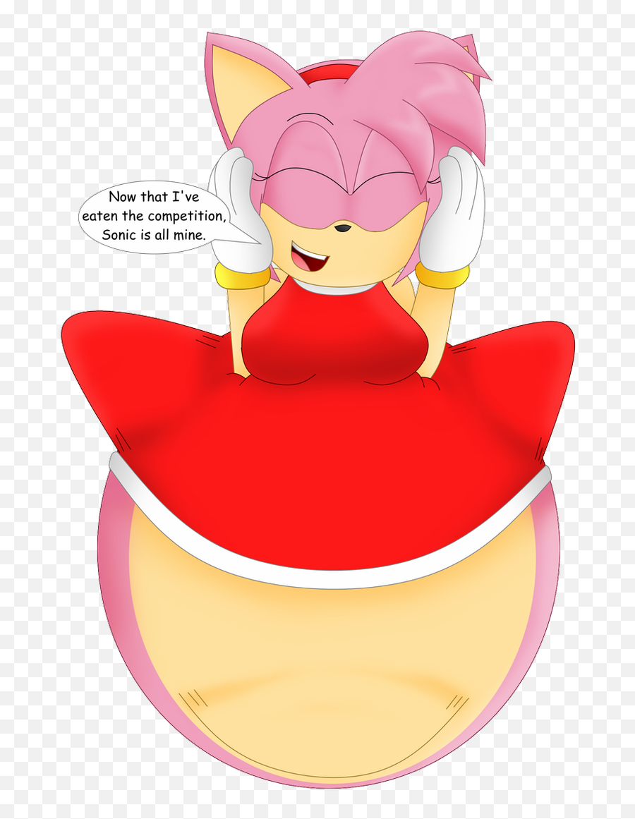 Amy Eats The Competition - Amy Vore Sonic Christmas Emoji,Woah Emoji