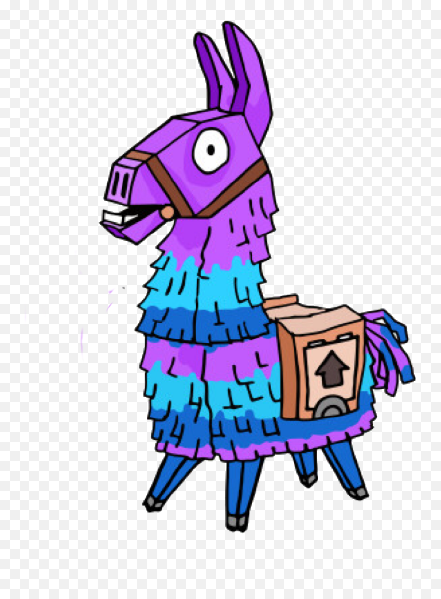 Fortnite Clipart Llama - Fortnite Loot Llama Drawing Emoji,Llama Emoji