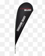Crossfire Select Customized Flag Crossfire The Selection - Black Teardrop Flag Emoji,Baseball Bat Emoji