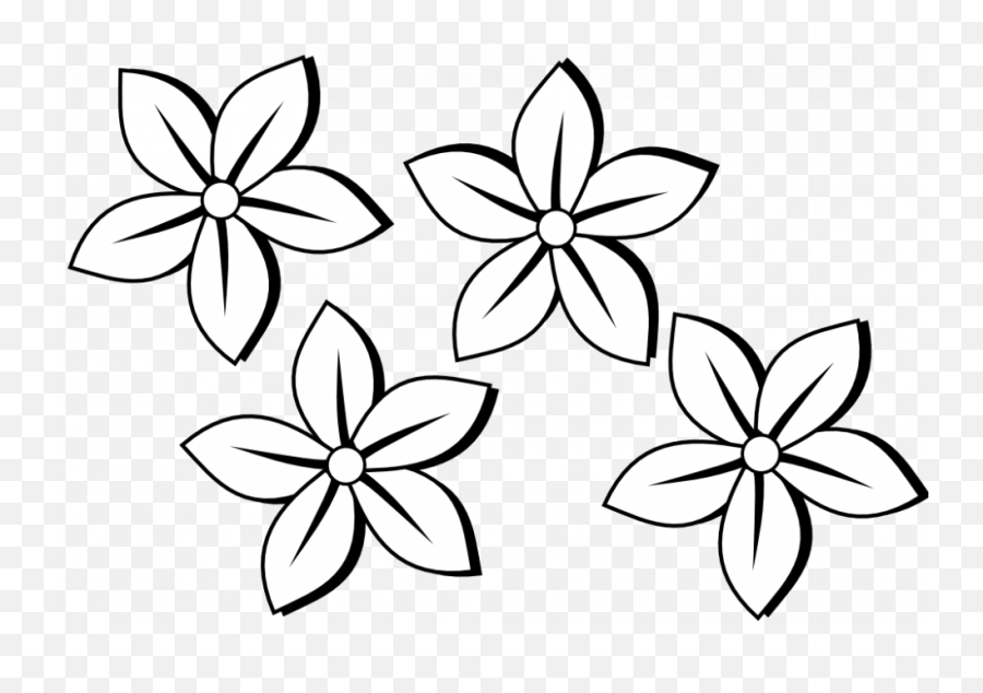 Library Of Wilting Flower Banner Royalty Free Png Files - Flower Black And White Emoji,Wilted Rose Emoji