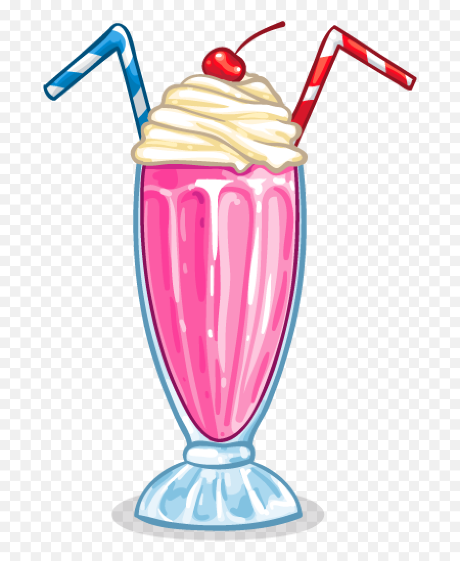 Diner Milkshake Clipart - Milkshake Clipart Emoji,Milkshake Emoji