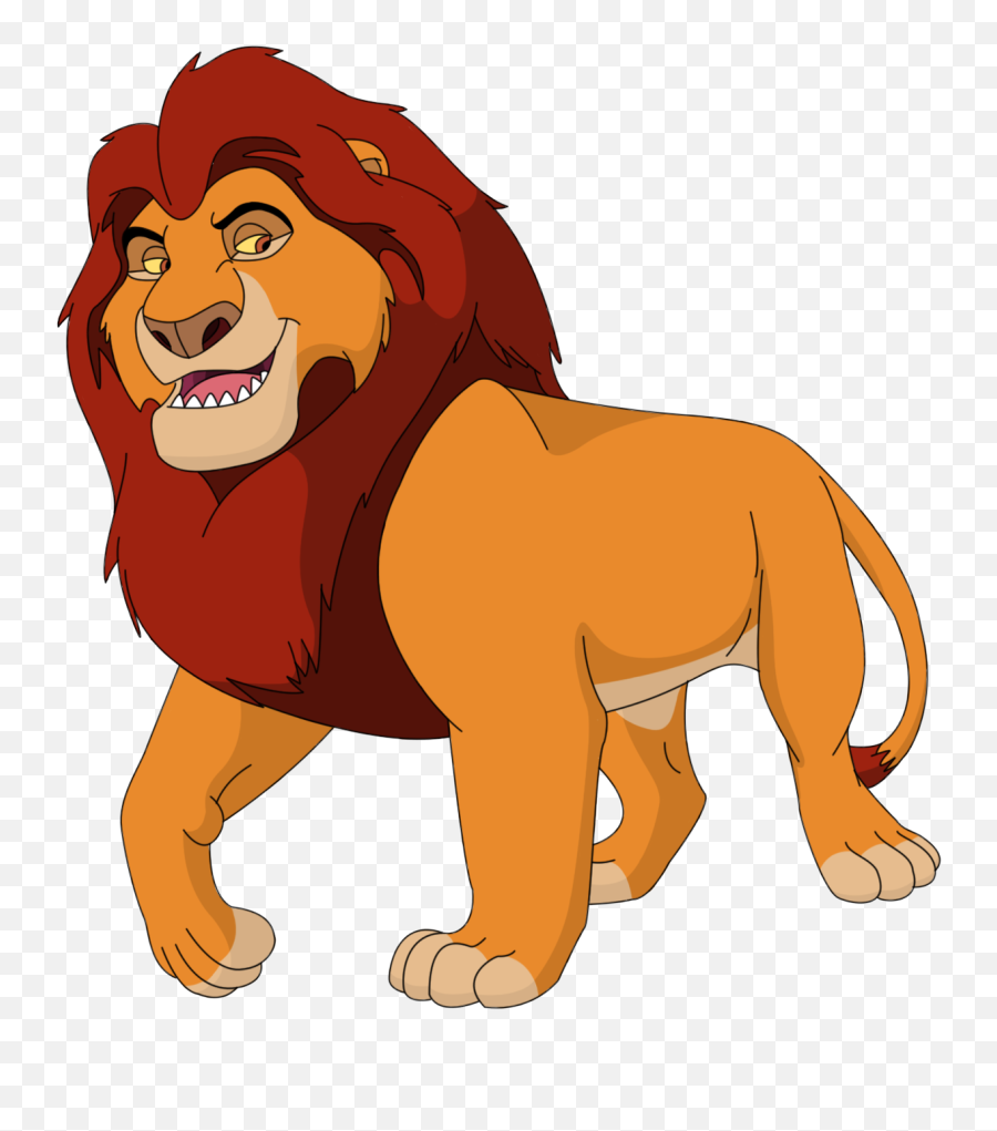 Lion King Clipart Transparent - Mufasa Lion King Characters Emoji,Lion King Emoji