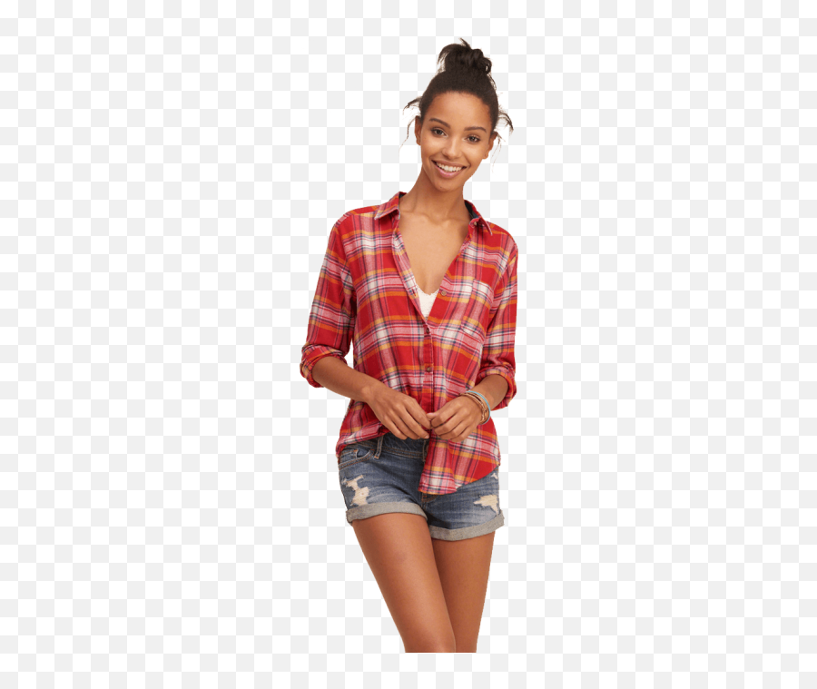 Shirts - Aiyanna Hollister Girls Plaid Flannel Red Emoji,Emoji Shirt And Skirt