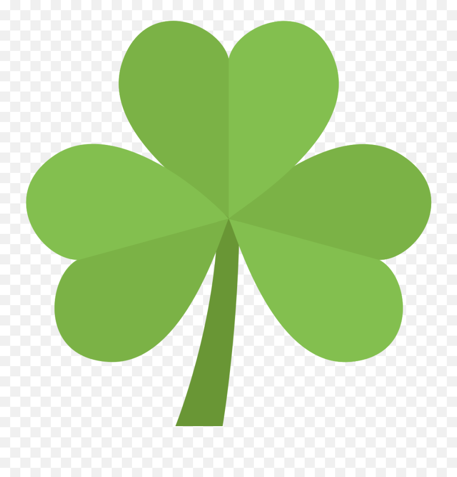 Emojione 2618 - Emoji Four Leaf Clover Transparent Background,Shamrock Emoji