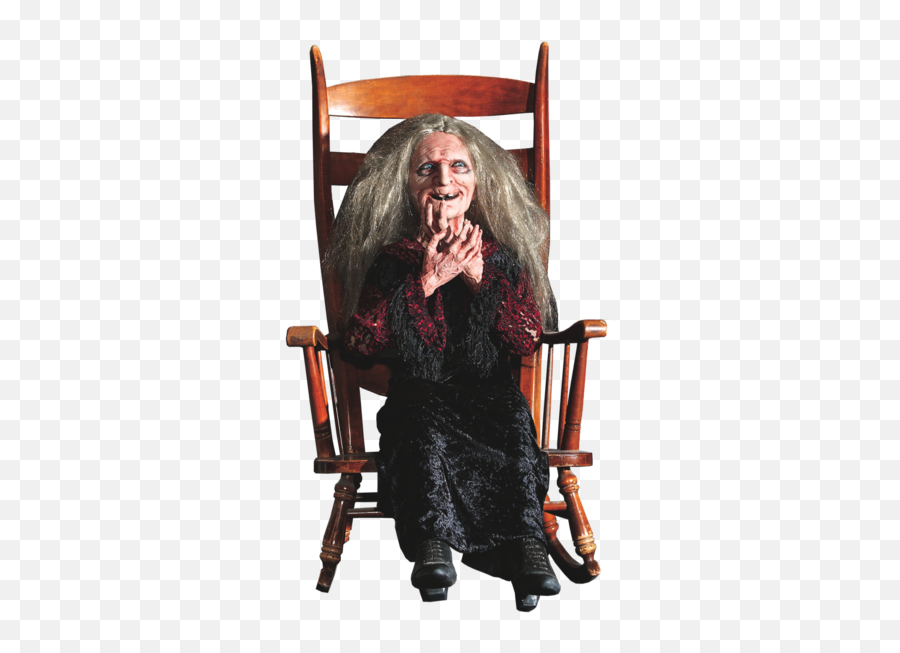 Old Hagg Png Official Psds - Witch Sitting In Rocking Chair Clipart Emoji,Rocking Chair Emoji