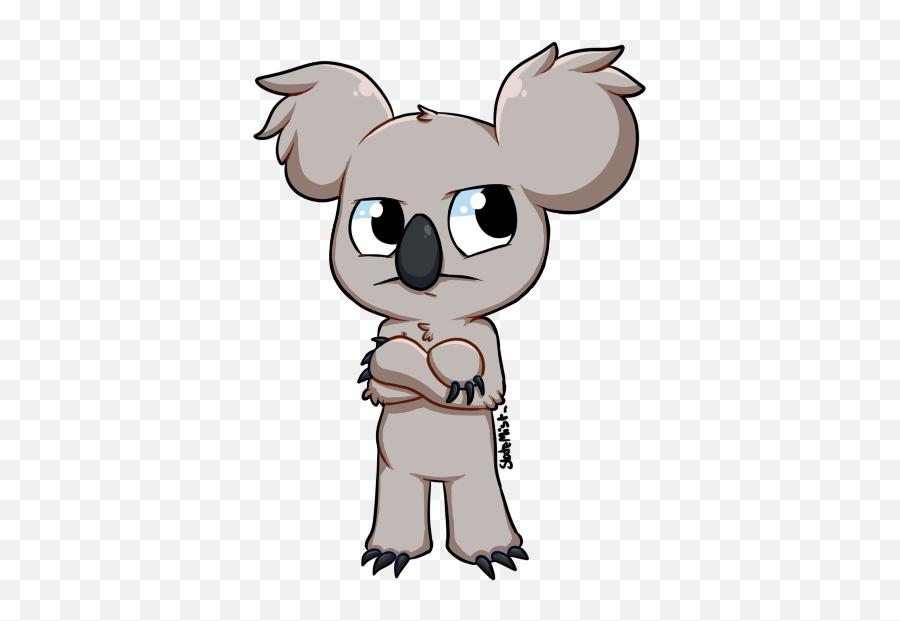 Download Nomnomcute Angry Koala - Koala Nom Nom From We Bare Angry Koala Png Emoji,Nom Nom Emoji