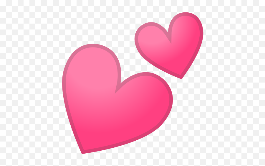 Two Hearts Emoji - Corazones Emoji,Two Heart Emoji