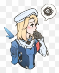 Mercyoverwatch Overwatch Mercy Fanart - Overwatch Mercy Fanart Cute Emoji,Mercy Emoji