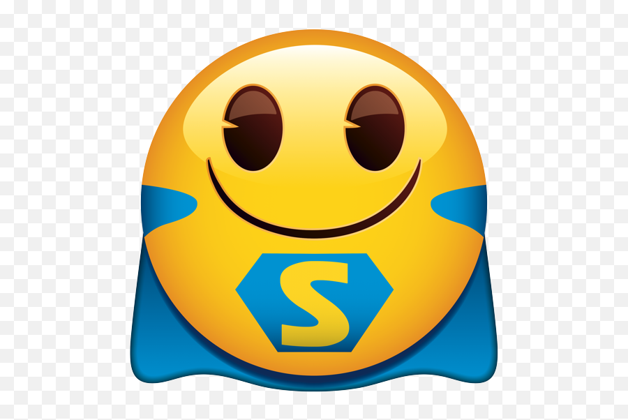 Superhero Face Variant Blue - Smiley Emoji,Singer Emoji