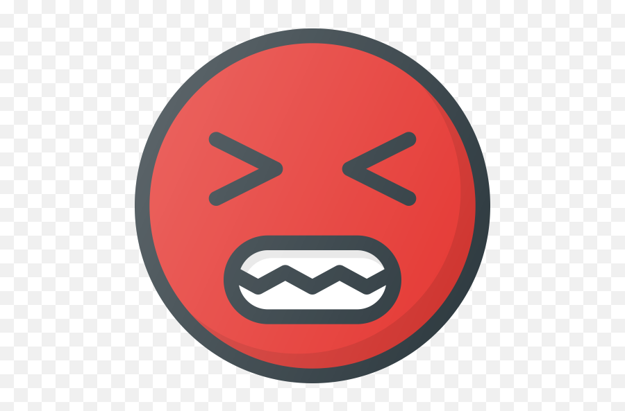 Angry Emoji Emote Emoticon Emoticons Icon - Circle,Angry Emoji Text