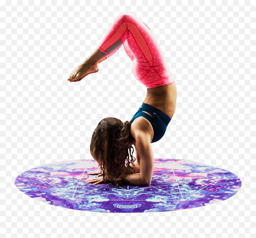 Woman Doing Yoga Transparent Background - Yoga Balance Cure Cells Germs Emoji,Emoji Yoga