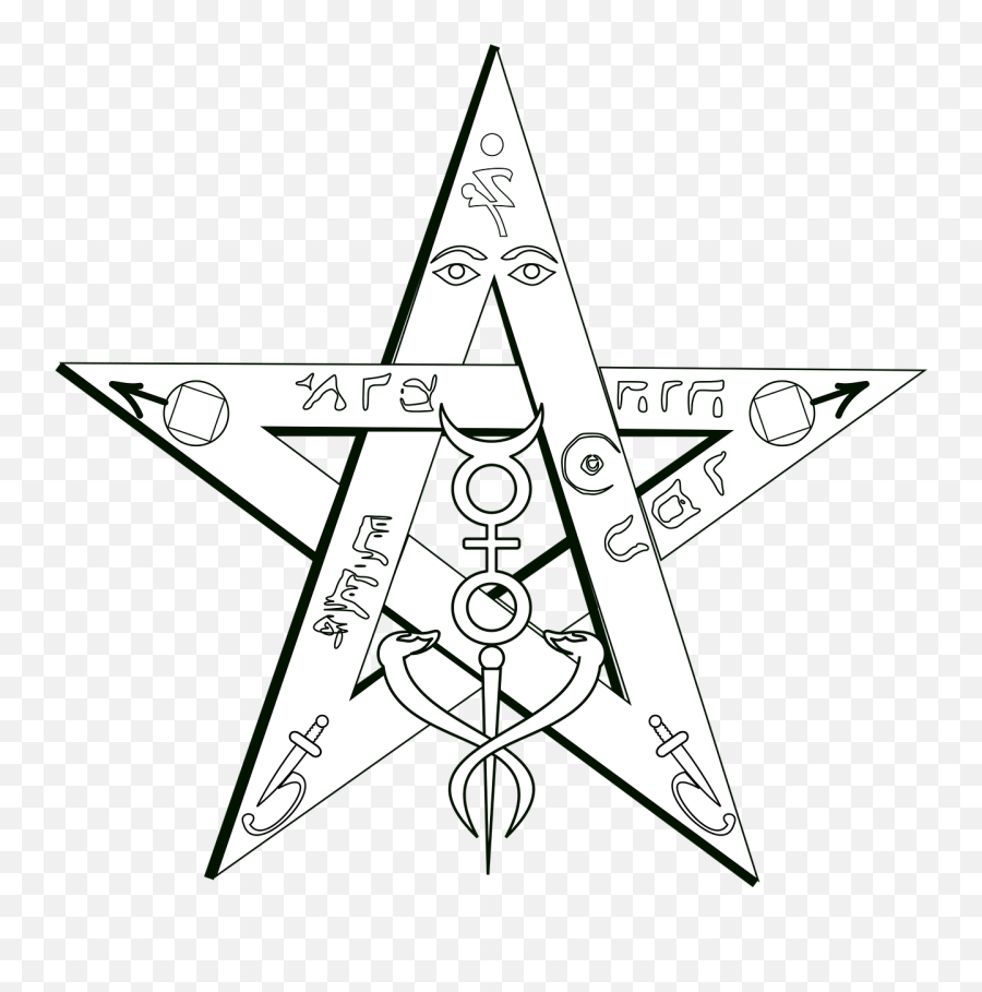 Magic Tetragramaton Esoteric Occultism - Morocco Flag Emoji,Magic Lamp Emoji