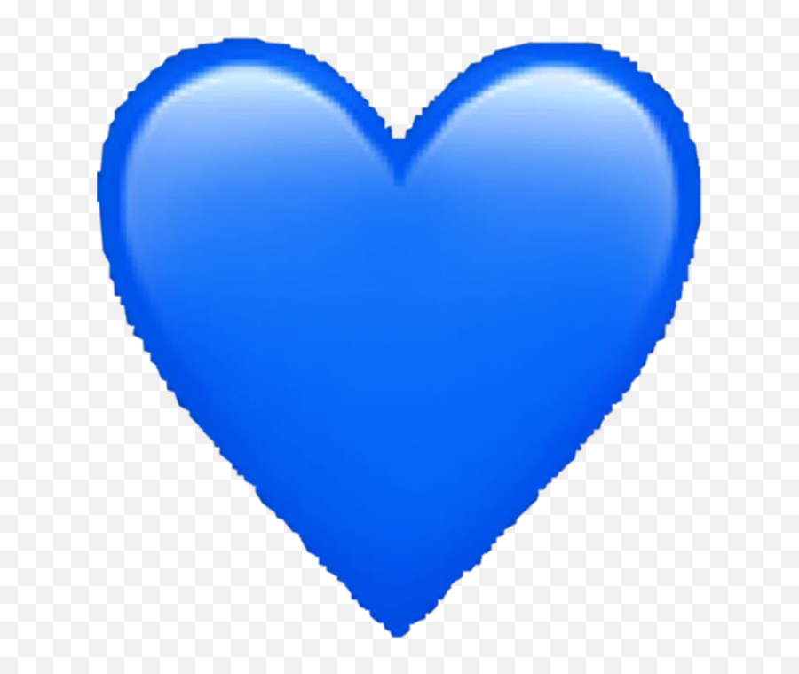 Blue Heart Emoji Art Photography Decoration Bynisha Tum - Heart,Emoji Art