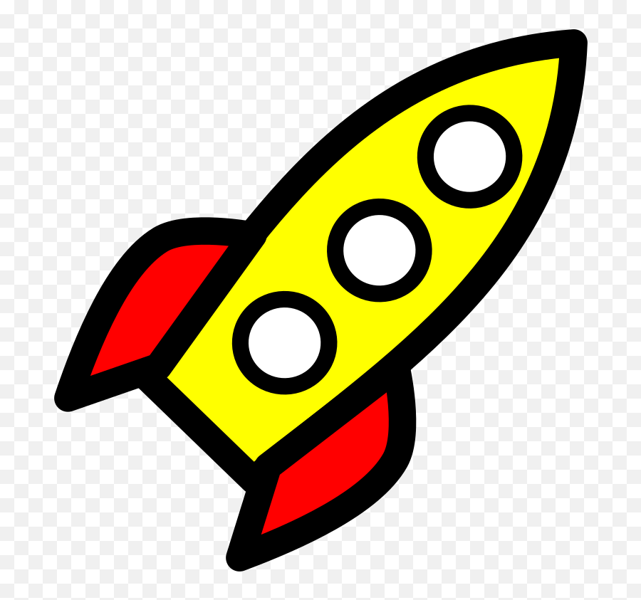 Download Free Png Three Window Rocket - Dlpngcom Transparent Background Rocket Ship Clipart Emoji,Rocket Emoji Png