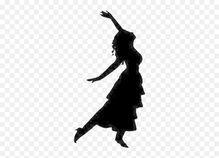 Silhouette Lady Dancing - Dancing Silhouette Emoji,Salsa Girl Emoji