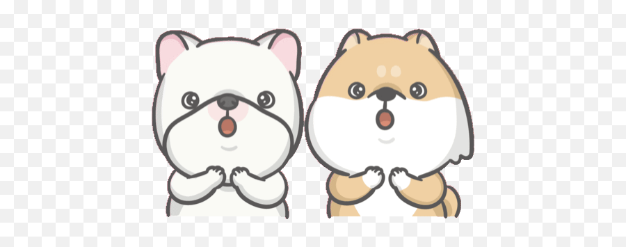 Top Small Dogs Stickers For Android U0026 Ios Gfycat - Cartoon Emoji,Bulldog Emoticons