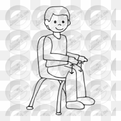 Pat Leg Clipart - Art Emoji